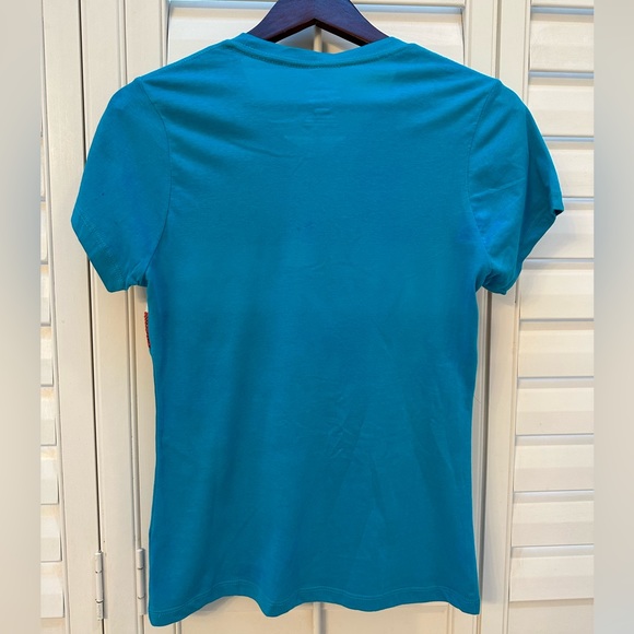 Miami Dolphins NEW w/o tags Bling Sequin Short Sleeve NFL GameDay Party wear - Picture 3 of 3